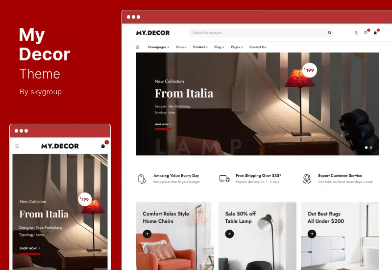 Tema MyDecor - Tema Elementor WordPress & WooCommerce