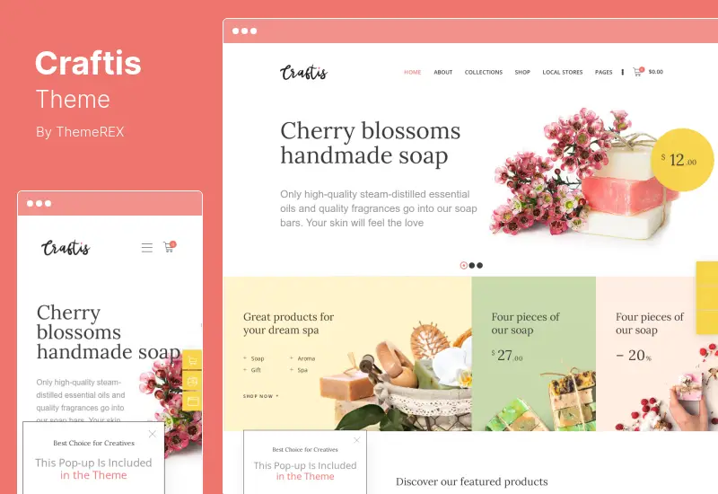 Craftis-Theme – handgefertigtes, handwerkliches und handwerkliches WordPress-Theme