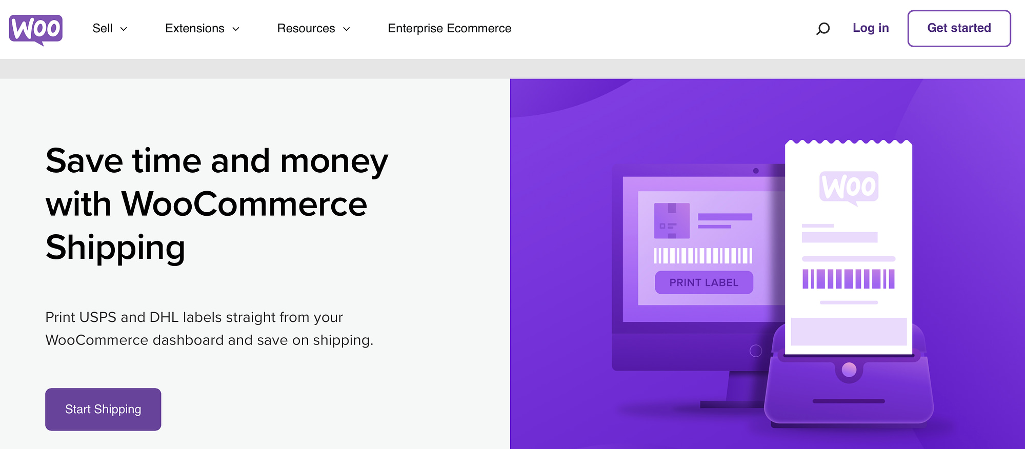 شحن WooCommerce.