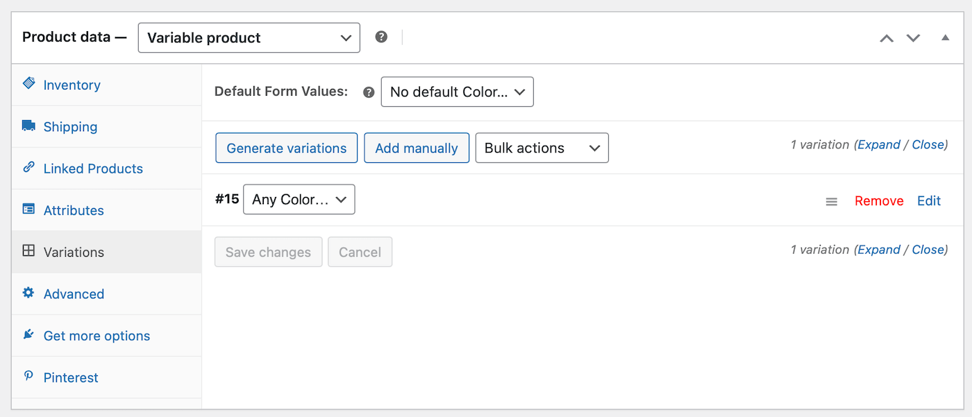 เพิ่มรูปแบบผลิตภัณฑ์ WooCommerce