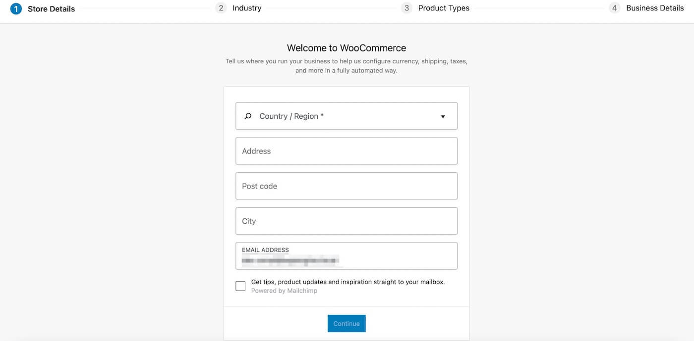 Exemple de configuration WooCommerce pour la comparaison eBay vs Etsy vs WooCommerce.