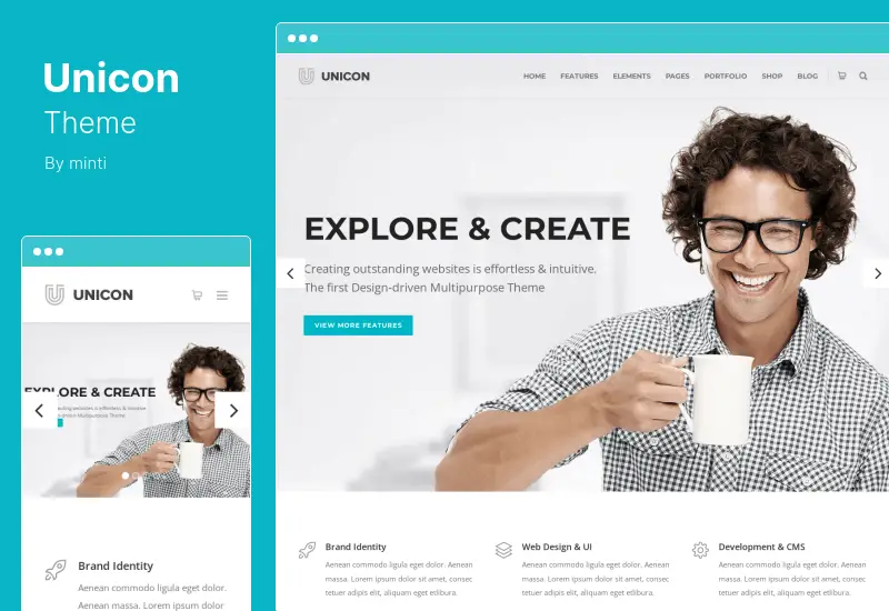 Unicon Theme - ธีม WordPress อเนกประสงค์ที่ขับเคลื่อนด้วยการออกแบบ