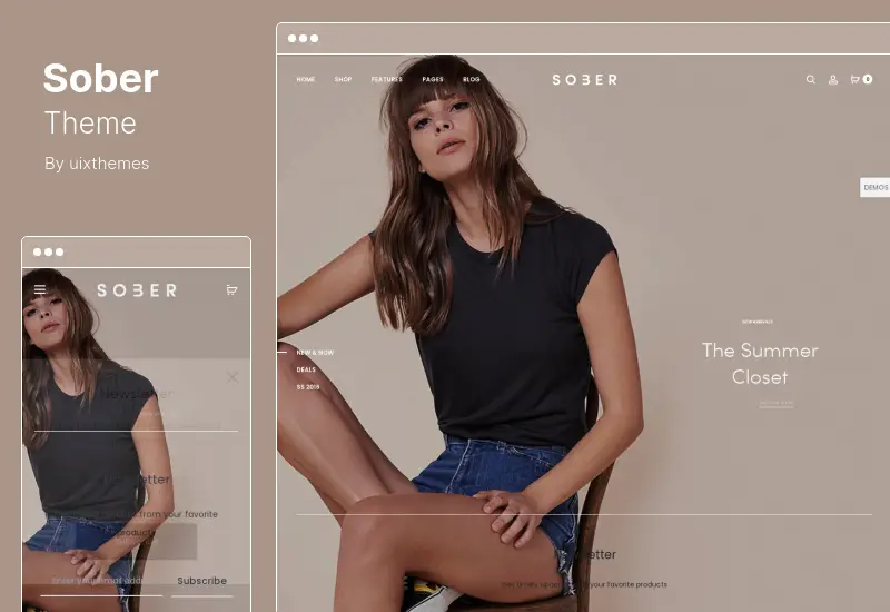 Tema Sober - Tema WordPress WooCommerce