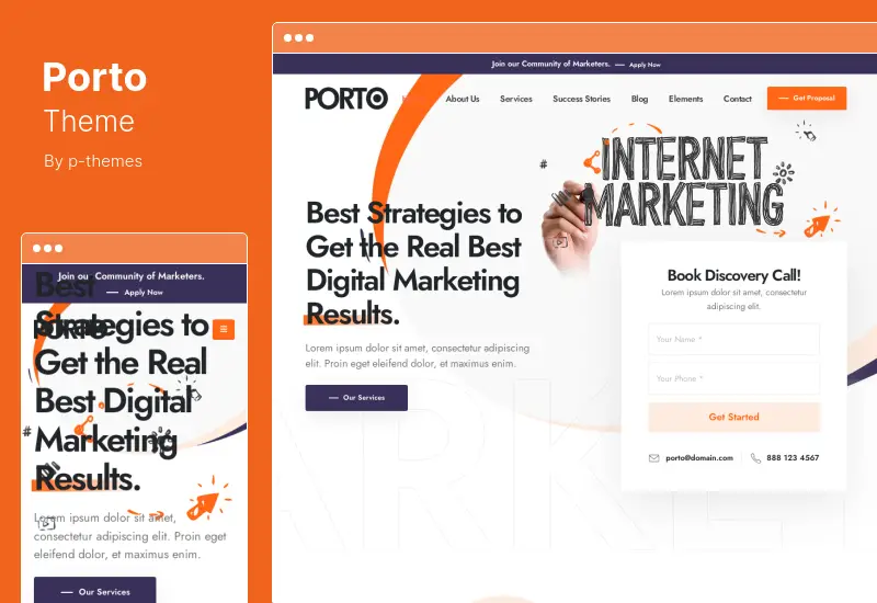 Porto Theme - ธีม WordPress และ WooCommerce อเนกประสงค์