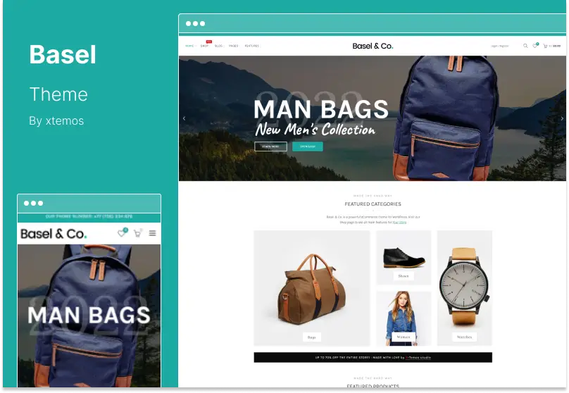 Tema Basel - Tema WooCommerce Responsif