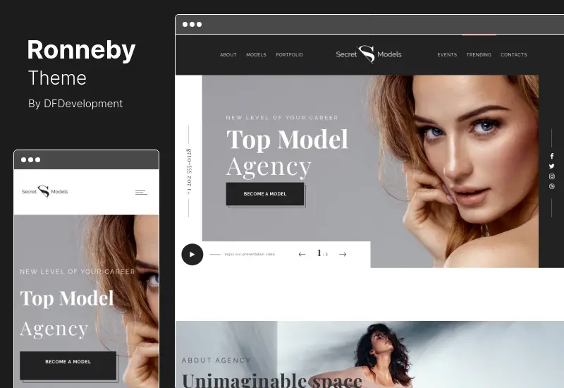 Ronneby Theme - ธีม WordPress ประสิทธิภาพสูง