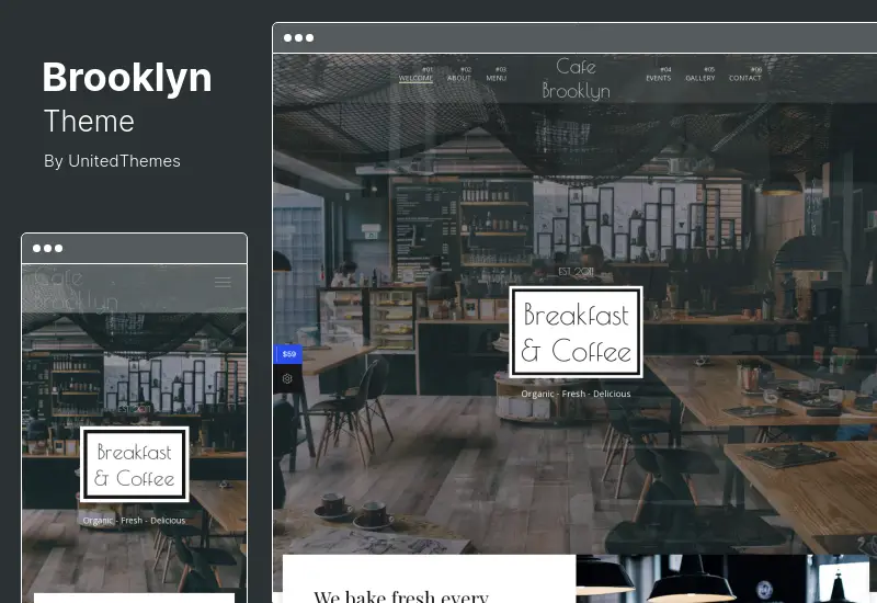 Brooklyn Teması - Yaratıcı Çok Amaçlı Duyarlı WordPress Teması