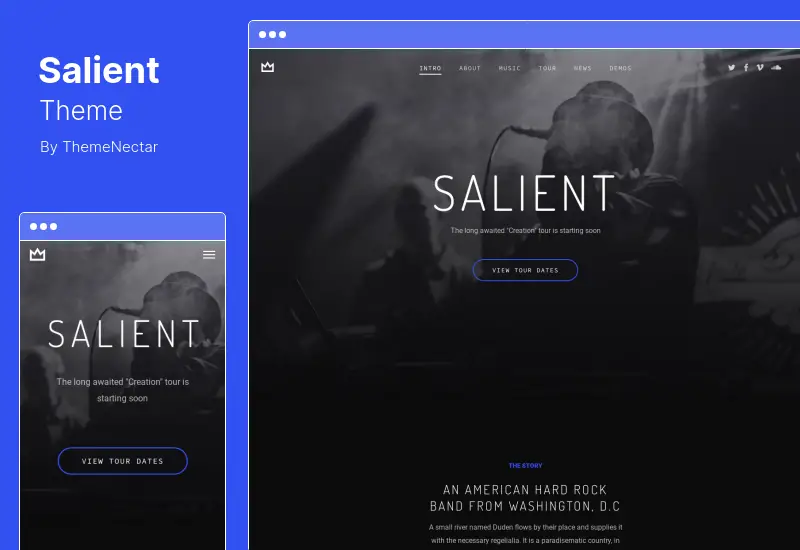 Salient Theme – Kreatives Mehrzweck- und WooCommerce-Theme