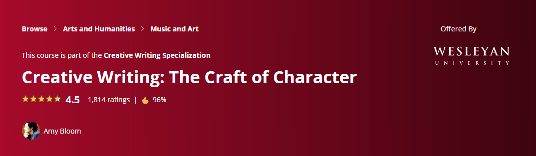 The-Craft-of-Character 쓰기 과정.