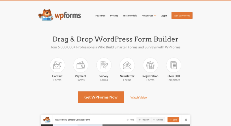 wpforms 捐贈插件