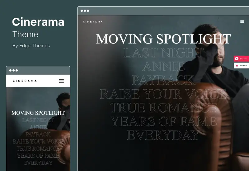 Cinerama-Theme – Ein WordPress-Theme für Filmstudios und Filmemacher