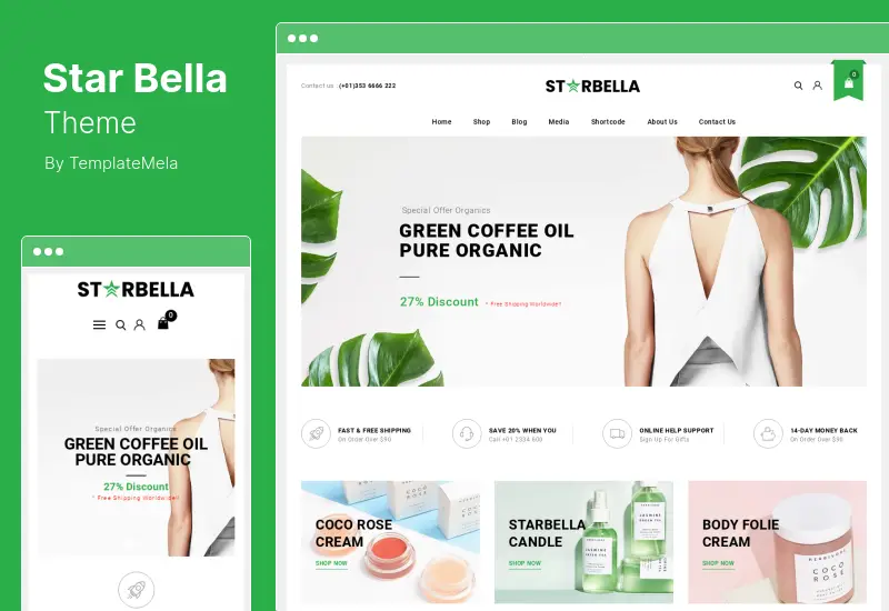 StarBella Theme - Многоцелевая тема WooCommerce