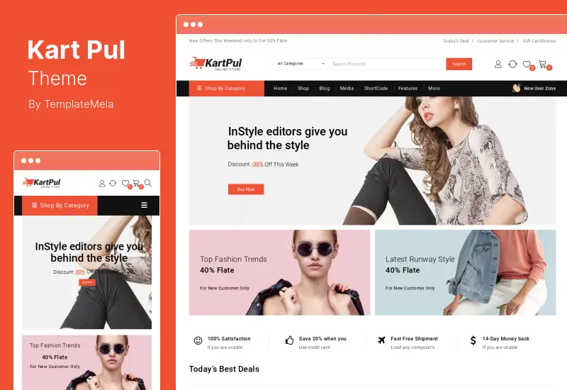 KartPul Theme - Многоцелевая тема WooCommerce