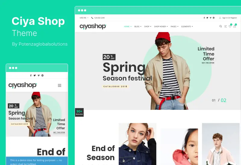 CiyaShop Theme - Многоцелевая тема WooCommerce