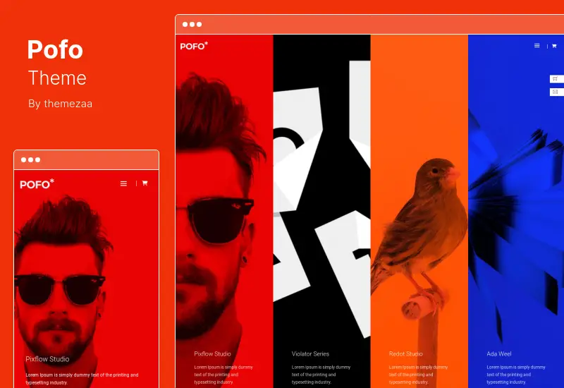 Pofo Theme – Kreatives Portfolio und Blog-WordPress-Theme