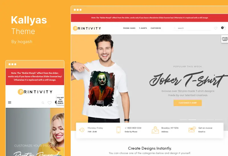 Tema Kallyas - Tema de WordPress multipropósito de comercio electrónico creativo