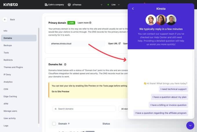 Kinsta-Live-Chat