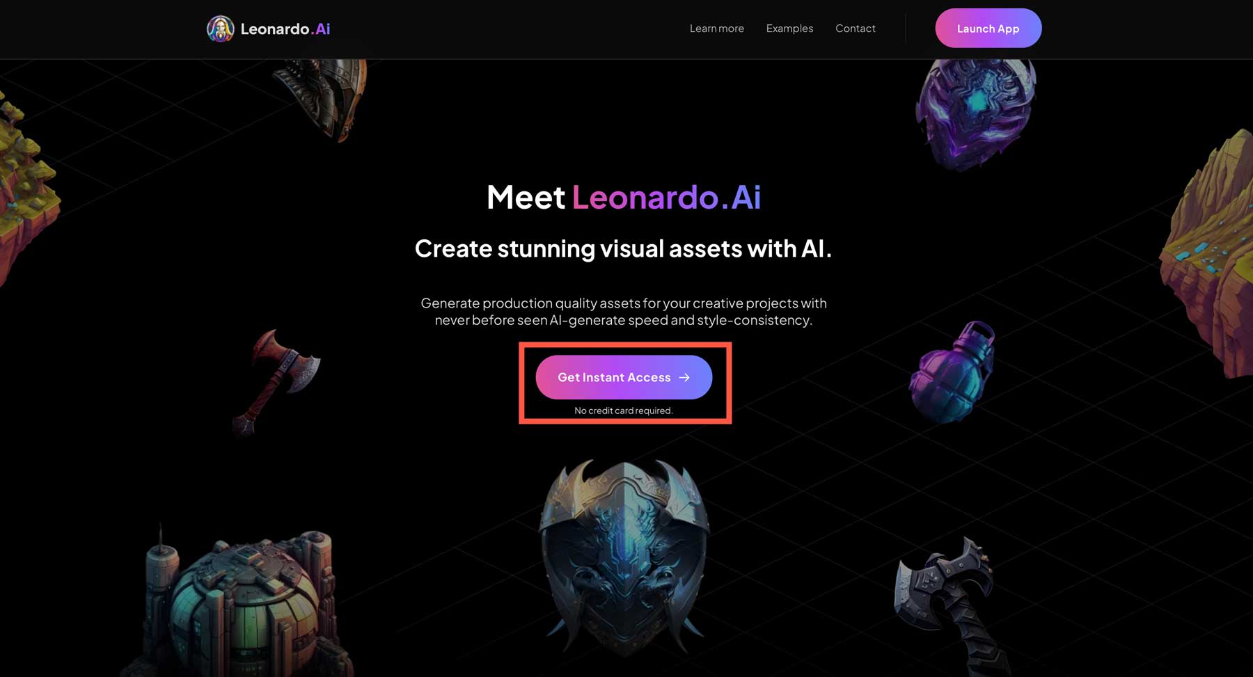 Leonardo AI にアクセスする