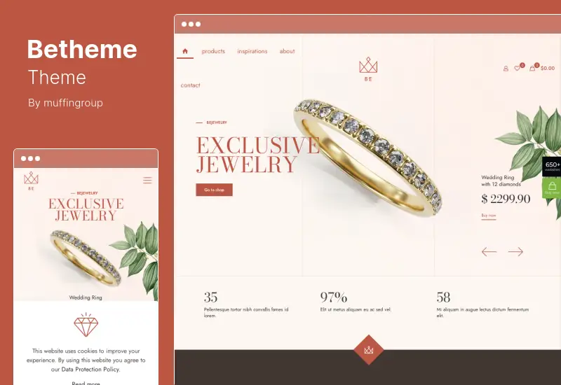 Thème Betheme - Thème WordPress et WooCommerce polyvalent et réactif