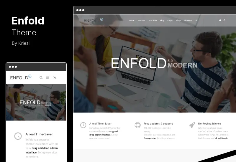 Enfold Theme — адаптивная многоцелевая тема WordPress