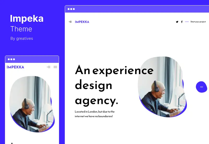 Impeka Theme - Tema creativo multipropósito de WordPress