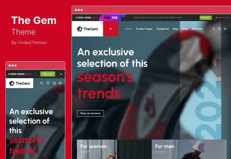 ธีม TheGem - ธีม Creative Multipurpose & WooCommerce WordPress