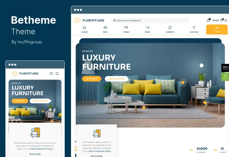 Betheme Teması - Duyarlı Çok Amaçlı WordPress ve WooCommerce Teması