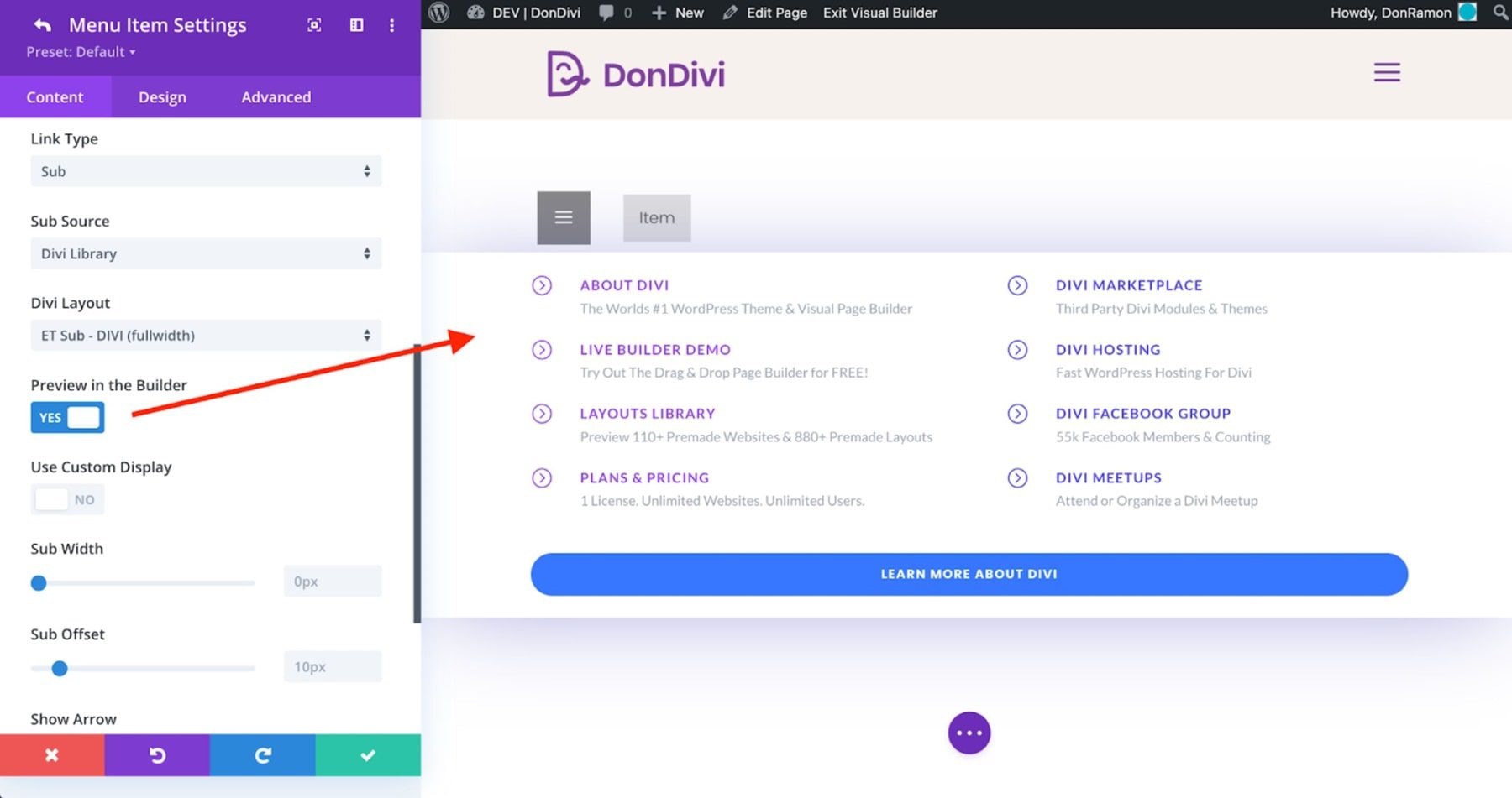 กวดวิชา DiviMenus