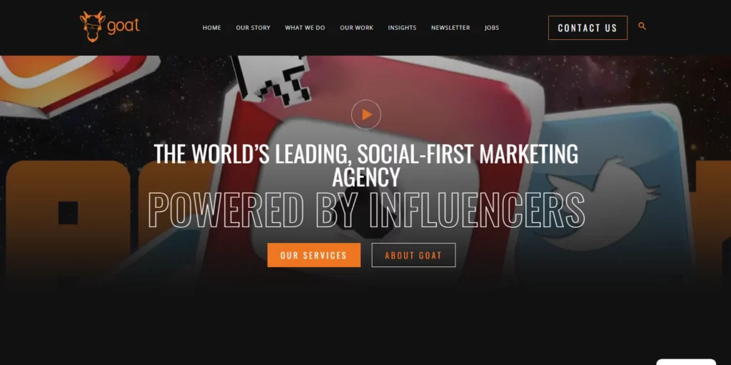 The Goat Agency: agência de marketing social em primeiro lugar