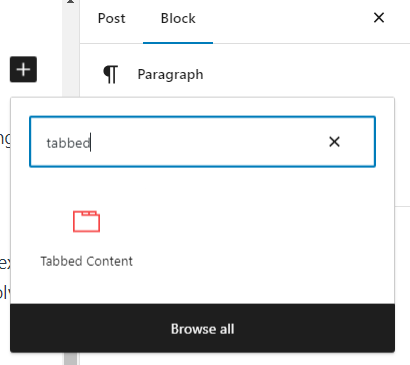 Ultimate-Blocks-Search-Tabbed-Content