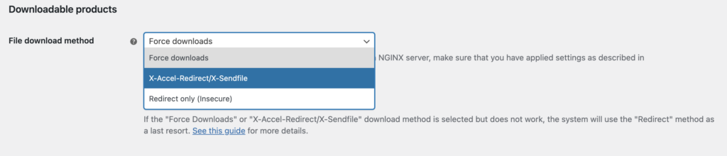 métodos para download de arquivos