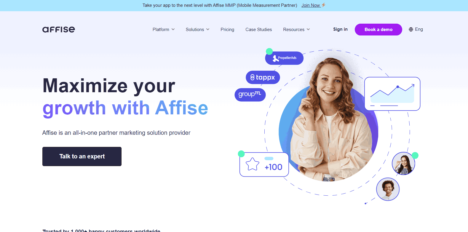 Soluzione software per la gestione degli affiliati Affise