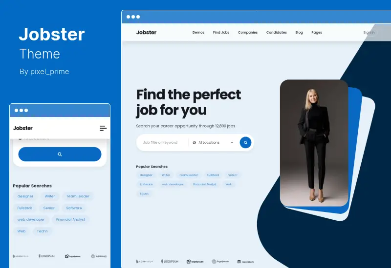 Jobster 主題 - 智能求職板 WordPress 主題