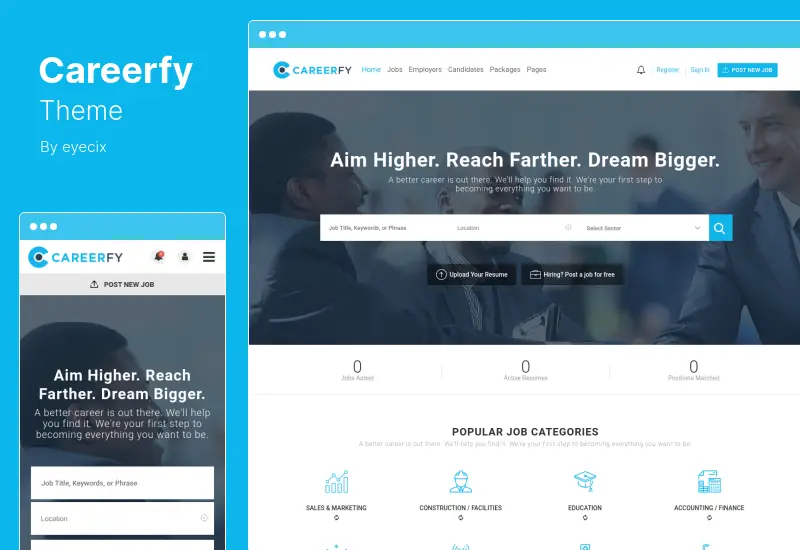 Tema Careerfy - Tema Papan Pekerjaan WordPress