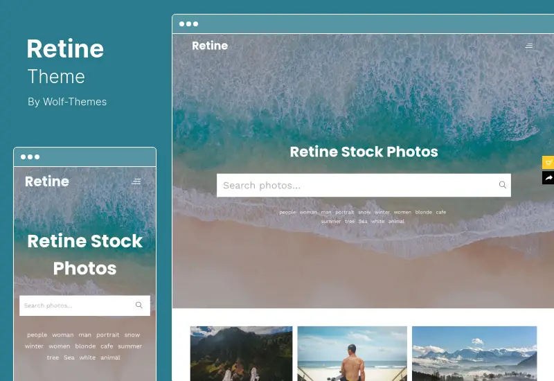 Retine Theme – Ein WordPress-Theme für Fotografen und Kreative