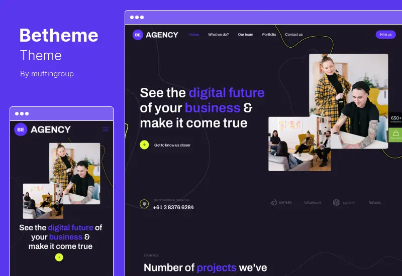 Betheme Theme — адаптивная многоцелевая тема WordPress и WooCommerce