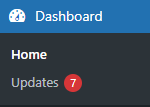 Updates sind im WordPress-Dashboard verfügbar