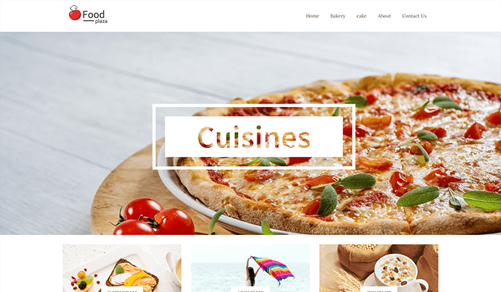 Elementor Food Blog Template Kit