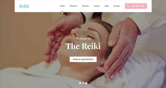 Motyw Reiki WordPress