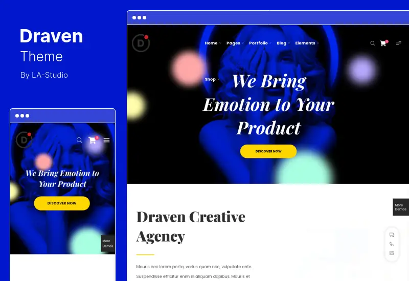 Tema Draven - Tema WordPress Kreatif Serbaguna