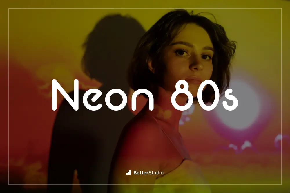 Neon 80er -