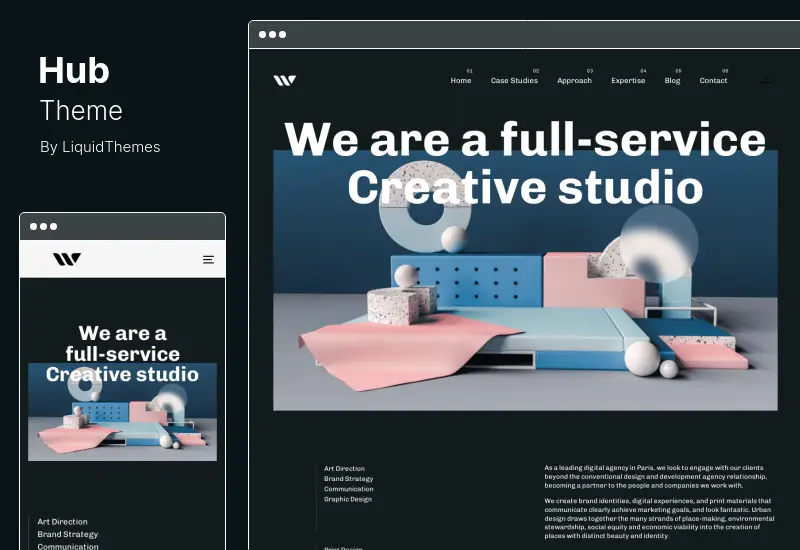 Hub Theme – Responsives Mehrzweck-WordPress-Theme