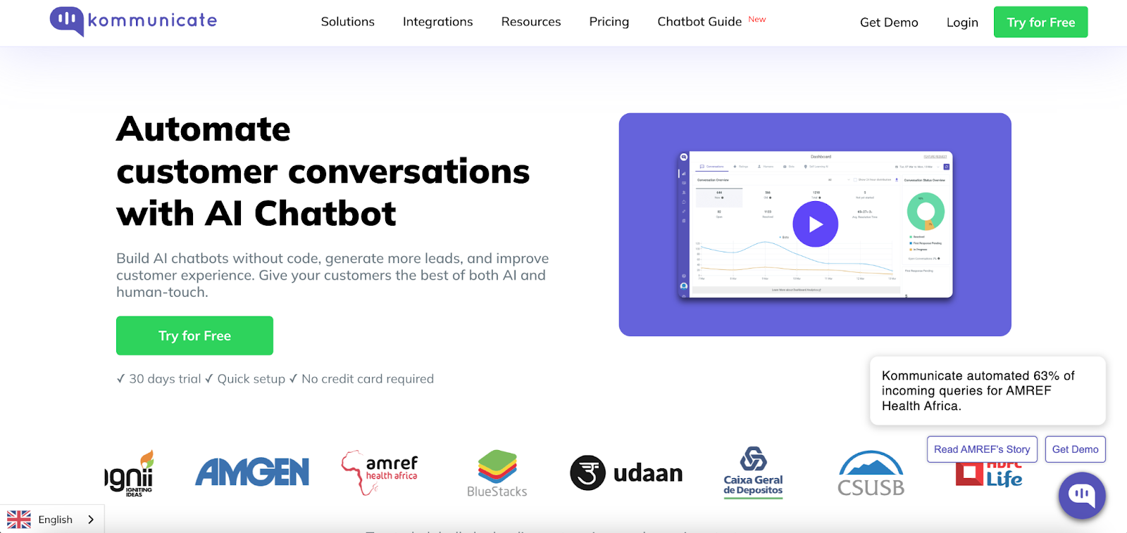 Kommunicate: chat de clientes con IA