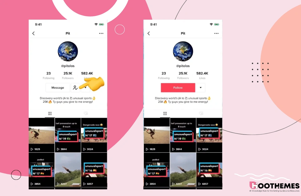 Cara Berhenti Mengikuti Seseorang di TikTok: Ikon Ikuti Profil