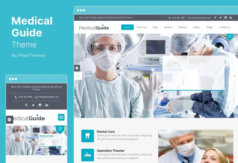 Tema MedicalGuide - Tema WordPress Kesehatan dan Gigi