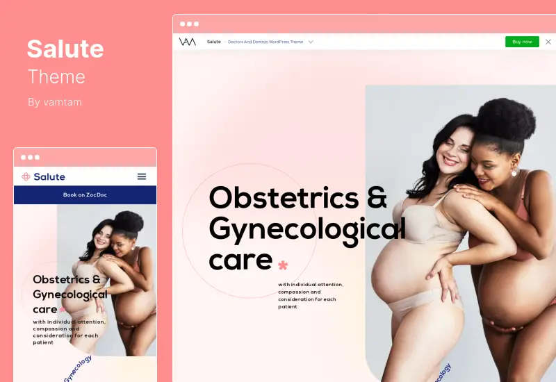 Salute Theme - Tema de WordPress para la salud y la medicina