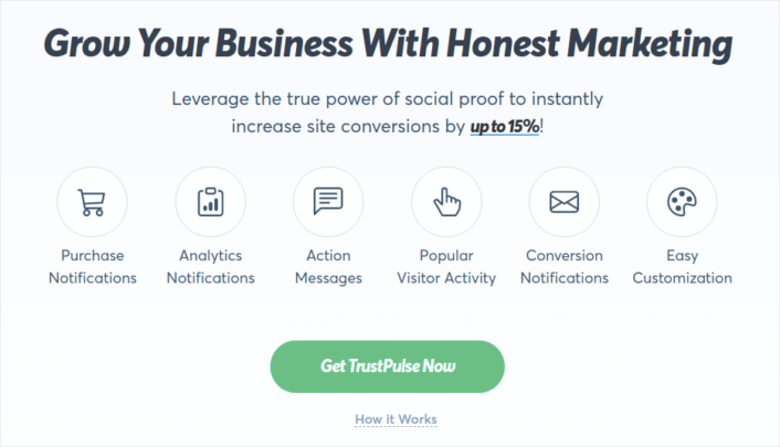 TrustPulse é o melhor plugin de prova social para WordPress