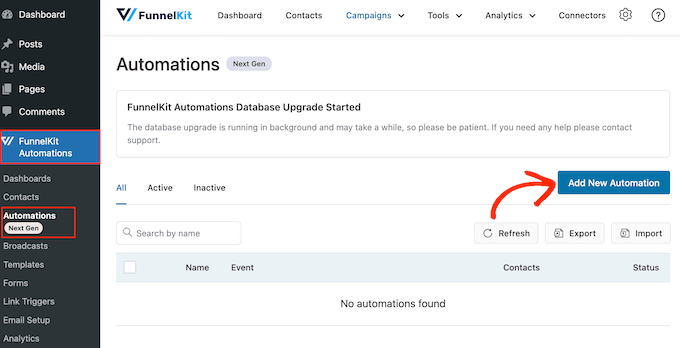 Creating a birthday reminder workflow using FunnelKit Automations