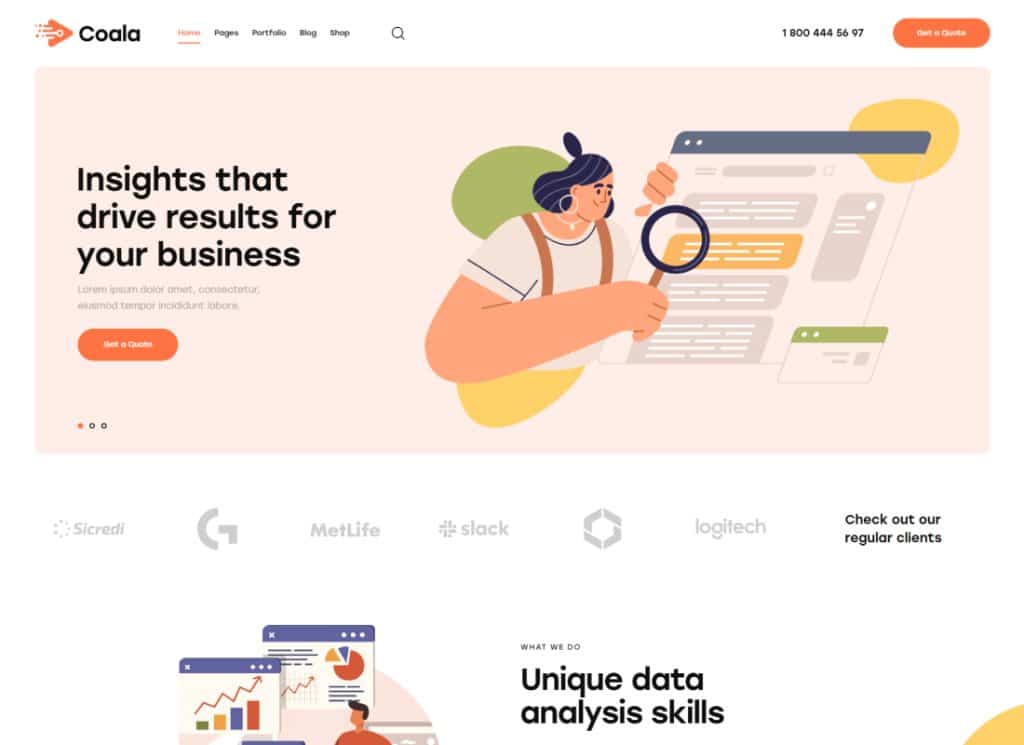 Coala - Tema de WordPress para SEO y marketing digital