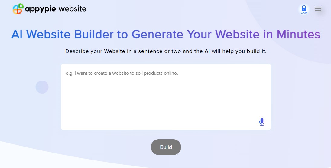 Appy Pie Website Builder